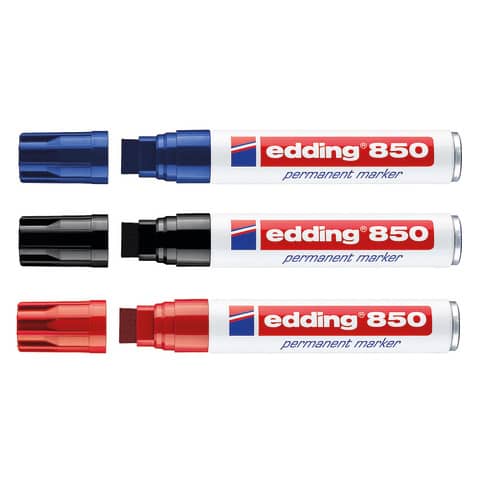 Marcatore permanente edding 850 punta scalpello 5-15 mm blu E-850 003